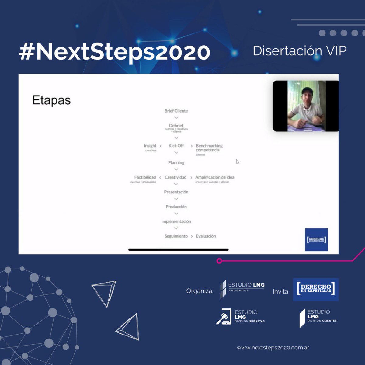 EstudioLmg's tweet photo. Sergio Mohadeb, Owner en Derecho en Zapatillas, abogado y experto en comunicación y contenido digital nos brindo una charla sobre “Cómo minimizar riesgos legales y de reputación en la estrategia digital”.
 Opción disponible para entradas VIP. https://t.co/AivkIqBxfK
@dzapatillas https://t.co/umioO92mly