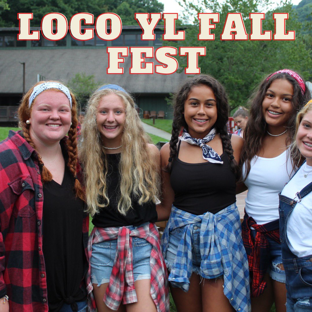 TONIGHT!!! 7:57!!!! FREE FOOD! We will be inside so please bring a mask....if you are currently quarantined, we will miss you! But ask you wait until your quarantine is over to come to YL!! 
🍁🍁🍁
Dress like the girls in this photo!!!