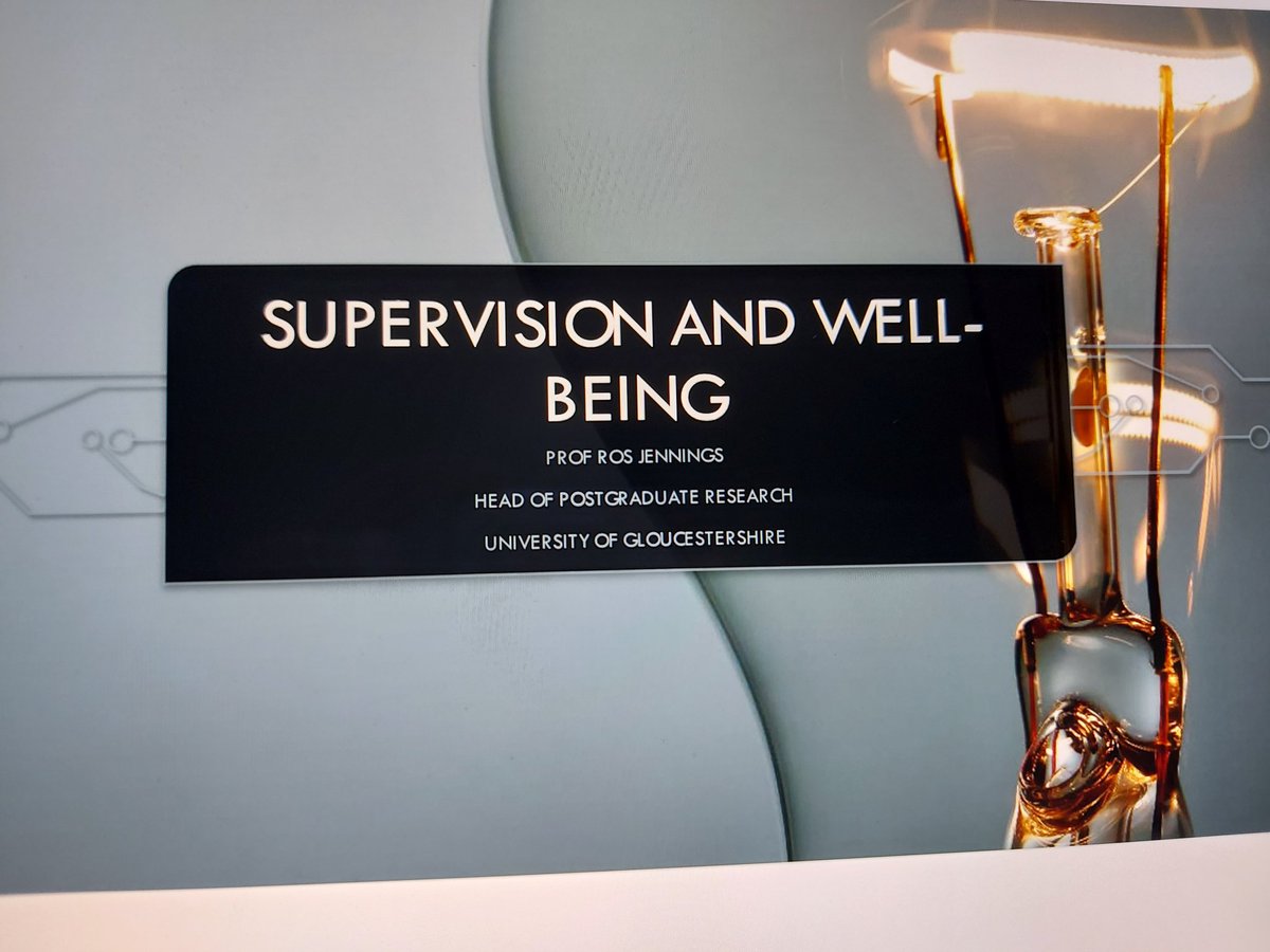 RosJennings's tweet photo. Unpacking the hidden curriculum in and delivering an inclusive environment are key to well-being in PGR supervision but require support and courage (in some circumstances) to deliver.Thanks for inviting me to speak with your colleagues @DrHannahGrist https://t.co/zoI5aUXaB1