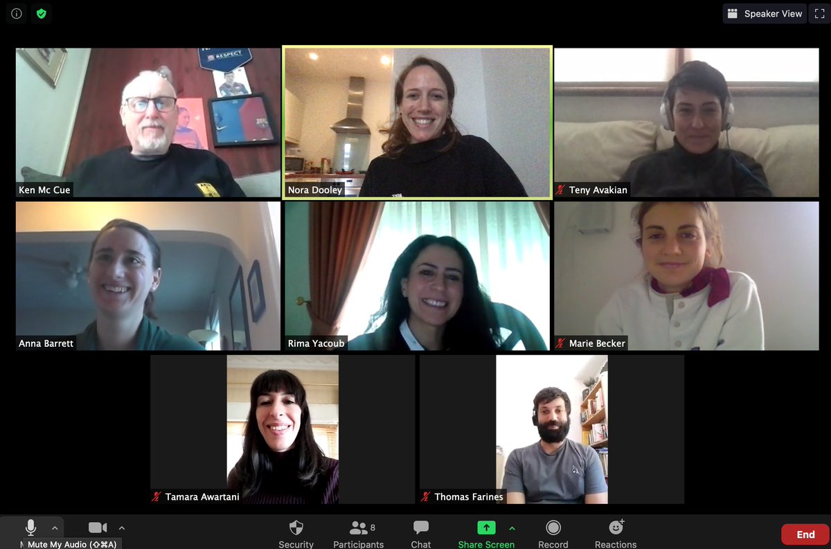 This is the kind of meeting that makes work at CAC - even in 2020 - imaginative and motivating. Thank you <a href="/RChildhood/">Reclaim Childhood</a> @PS4Lorg <a href="/GOALSarmenia/">GOALS Armenia</a> <a href="/futbolmasorg/">Fundación Fútbol Más</a> and <a href="/sariireland/">SARI Ireland</a> for joining our chat today. Who can guess what we talked about with these incredible leaders?!