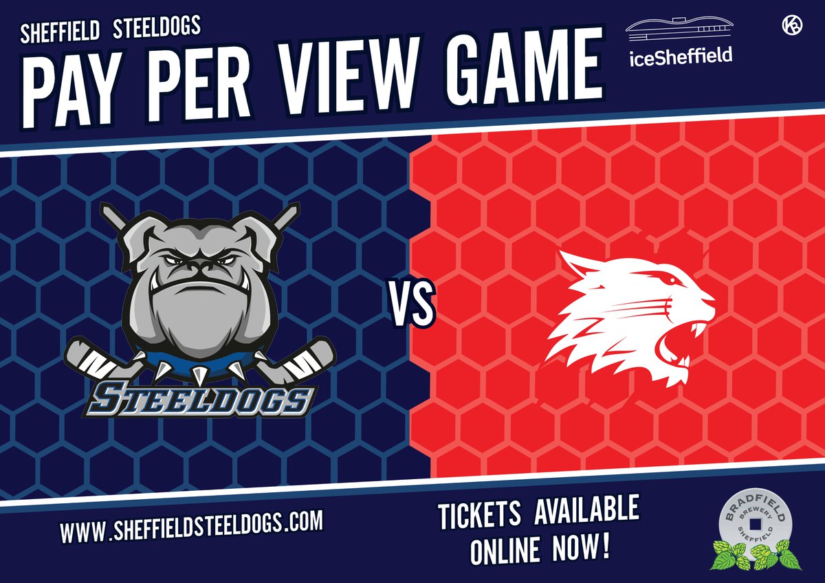 SteeldogsIHC's tweet photo. Sunday November 15th - live online in the Streaming Series
@BradfieldBrew Sheffield Steeldogs vs @SwinWildcats 
🎟 https://t.co/jZGJLBlFej
Book before 9am on Monday (Nov 9th) and you could win a game issued Steeldogs jersey.
Faceoff is at 5:30 but we'll be live from 5. https://t.co/ryraDPKybH