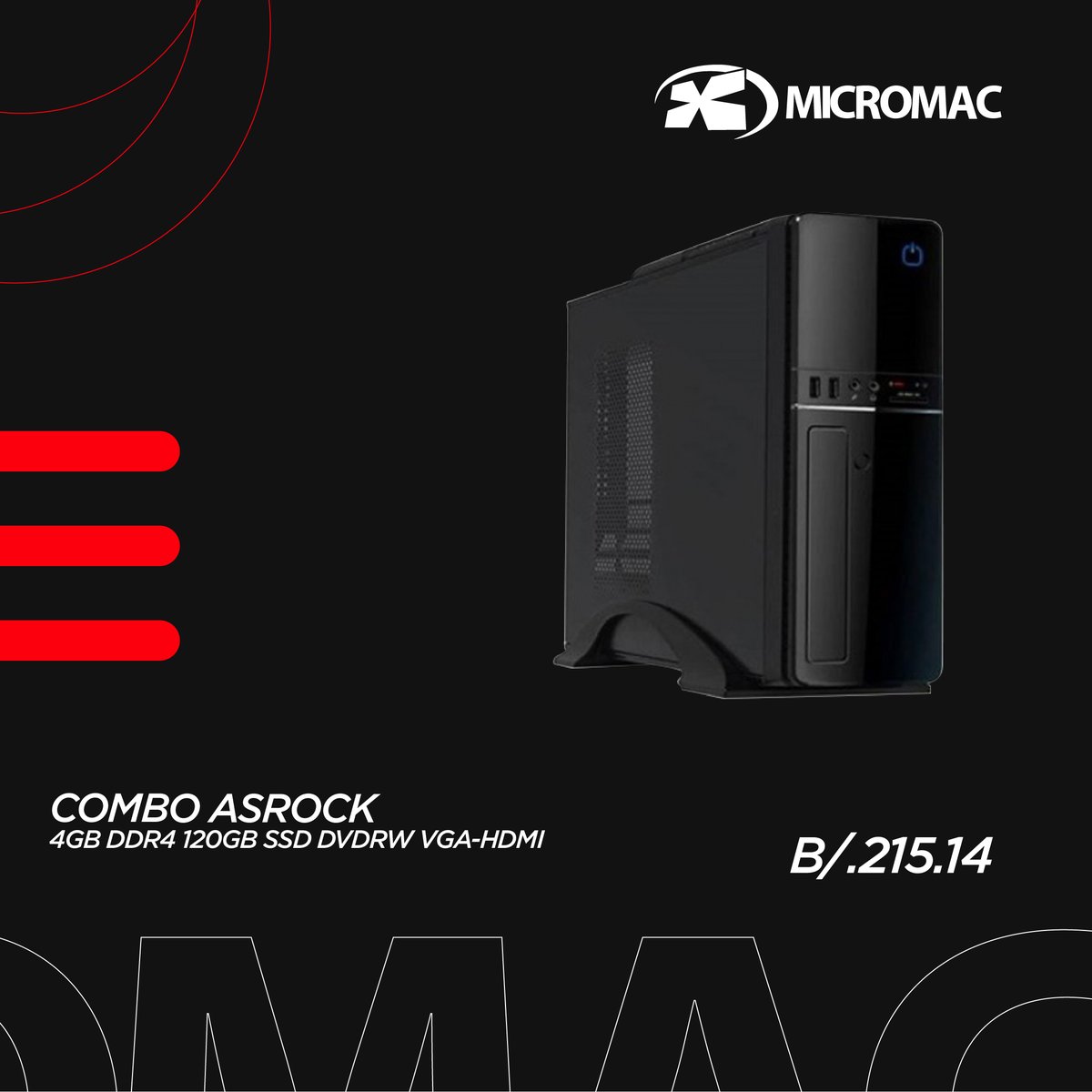 MicromacPanama's tweet photo. ¿Que esperas para adquirirlo?
–
#Micromac #panamá #pty #panama507 #tecnologia #techno https://t.co/nLJAFPrkVp