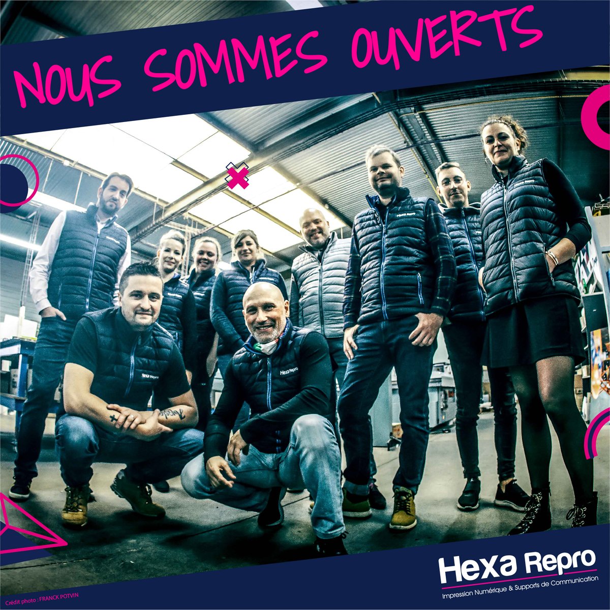 BenRmant's tweet photo. @HexaRepro  reste une nouvelle fois ouvert ! Les commandes en cours restent honorées et nous assurons pour nos clients et nos différents partenaires une continuité de service et de disponibilité.
#angers #angersmaville #fabricant #imprimeur #signaletique https://t.co/FAfTEi26ca