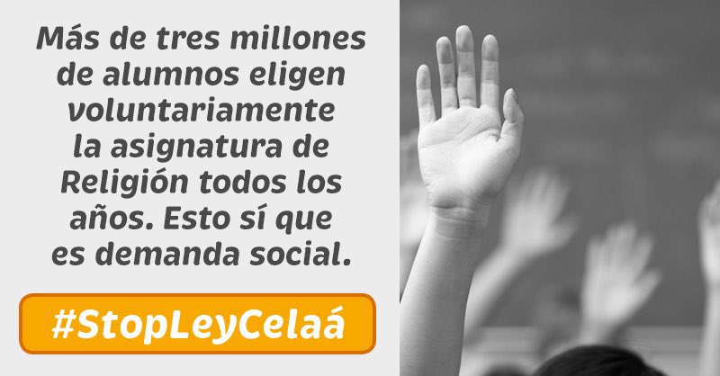 Mara42326173's tweet photo. #MasPlurales
#ReliEsMas 
#ReliSumaMas 
#pactoeducativoglobal 
Por una ley educativa que sume y no divida https://t.co/rCUxX0GGhr