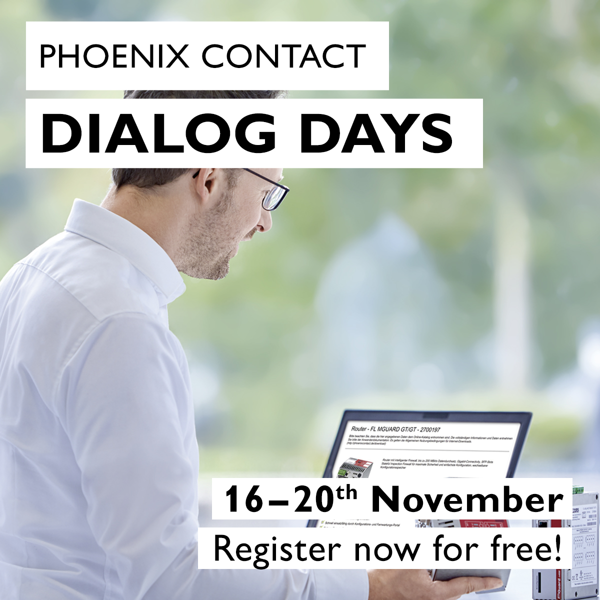 PhoenixContactE's tweet photo. ¿#Seguridad insuficiente? Descubra cómo proteger eficazmente las #redesindustriales contra los ataques cibernéticos en nuestros #DialogDays y no se pierda el chat con nuestros #networkexperts 👉https://t.co/qoP5dlIkUG.
#cybersecurity #virtualfair https://t.co/vdCNdwumlP