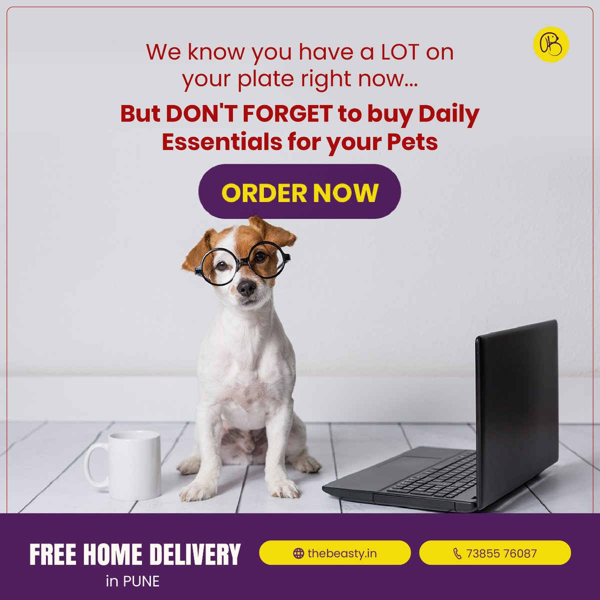 thebeastypune's tweet photo. We know you have a LOT on your plate right now...
But DON'T FORGET to buy Daily Essential products for your pets. Order now with #Thebeasty. Visit https://t.co/pw7SF6UhLO & order or call us at +917385576087
.
#petessentials #dogsoftwitter #Pune #punekars #punepets #homedelivery https://t.co/VyKGD3oeQD