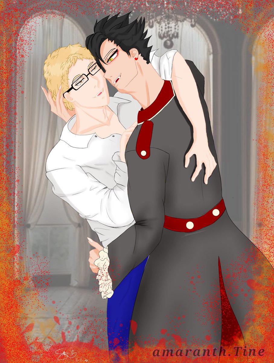 amaranth_tine's tweet photo. Bite me, Tetsu. Let's spend eternity together. ๐
Supernatural AU
Day 5 ๐
#BkAkKrTkWeek2020 #BAKTWeek2020 #Kuroo #Tsukki #Haikyuu #haikyuufanart
@bkakkrtk https://t.co/7Q2Ev2pvnf