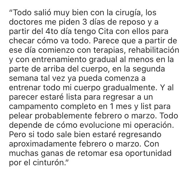Irene Aldana updated @dannyseguratv after she underwent foot surgery. Her full statement in Spanish is below. 

You can read more in English here: https://t.co/Aijtm5DkoG 