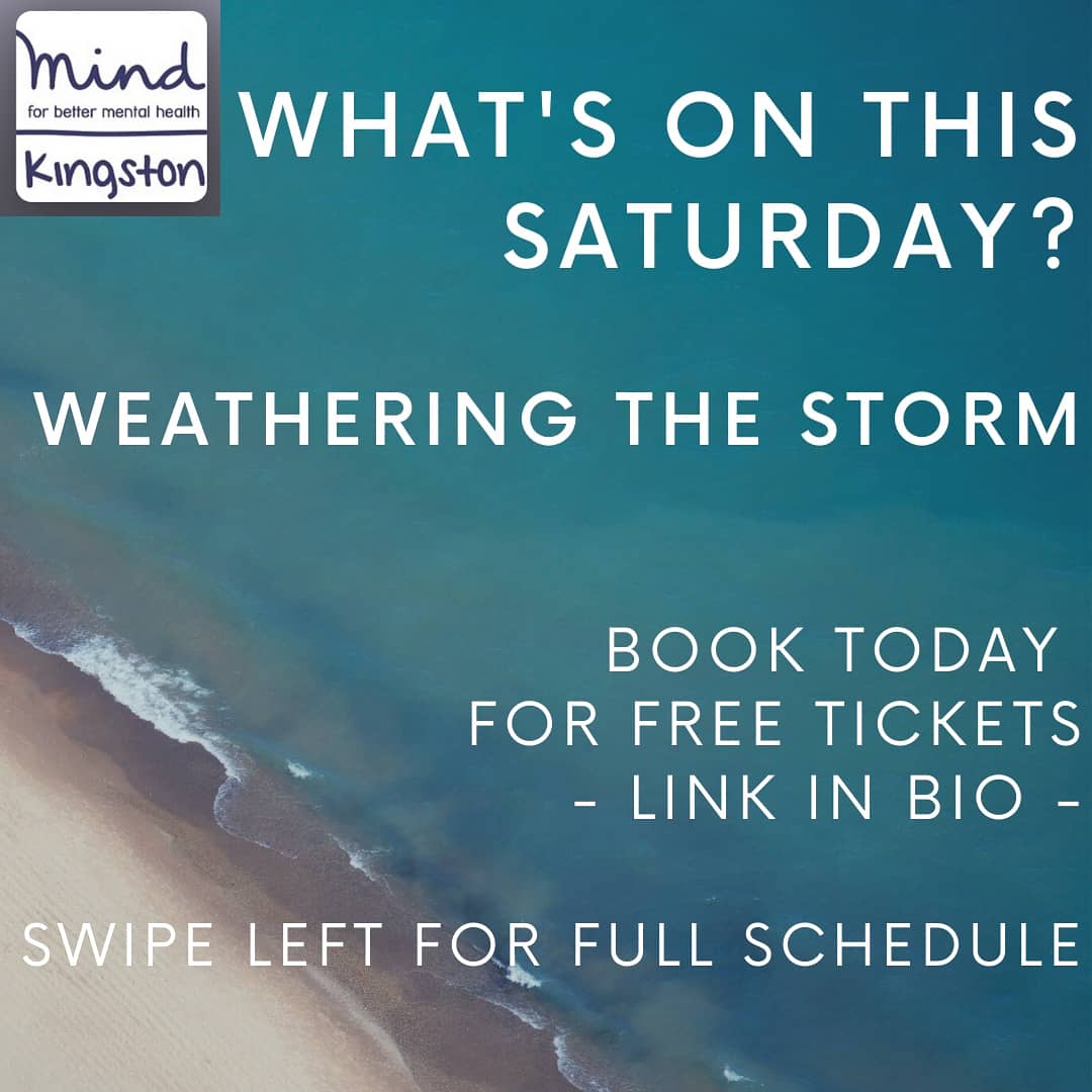 MindinKingston's tweet photo. Kicking off our wonderful weekend of free classes is @AichaMckenzie with her sought-after workshop: Harnessing the Power of the Breath. 10am this Saturday 7 November https://t.co/28HaMr8Cln - Book soon for your free ticket &amp; set your reminder! #weatheringthestorm #mindinkingston https://t.co/oeIM0Xruh3