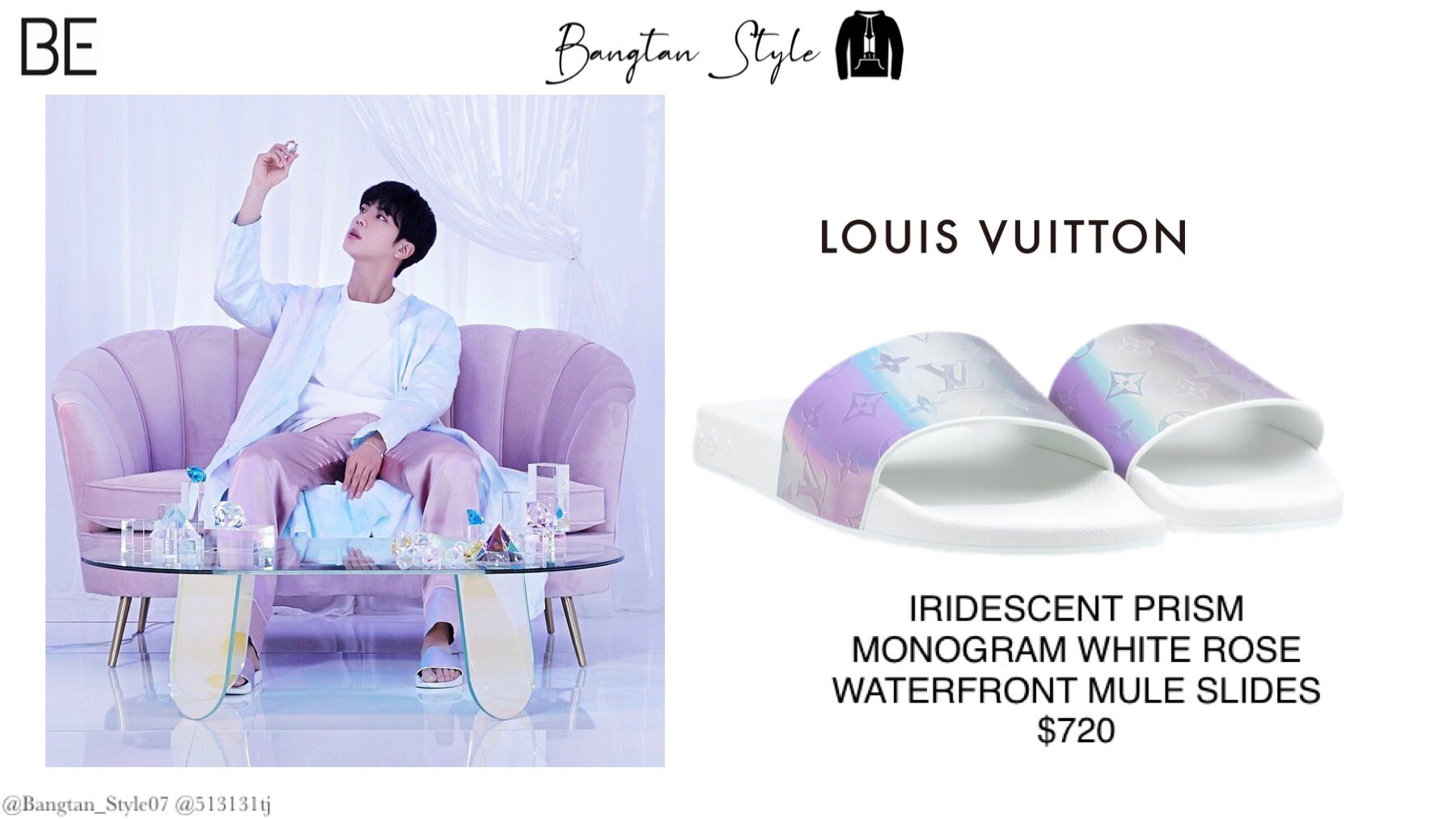 Louis Vuitton Waterfront Mule Slide In Blue Pink, Men - Praise To