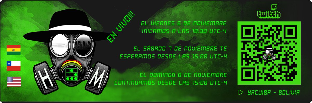 Hoy iniciamos!!! te esperamos desde las 18:30 UTC-4, este es otro de nuestros canales disponibles }:)
