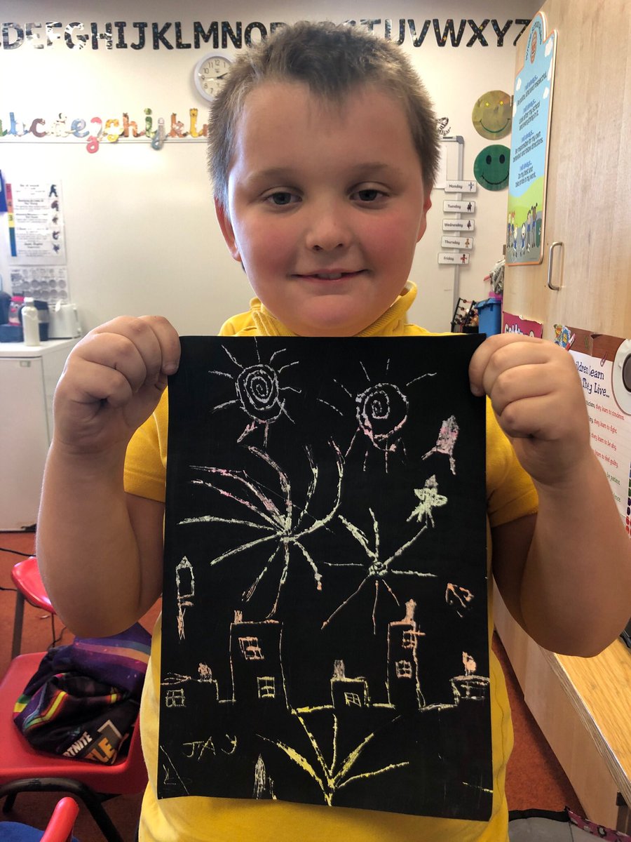 bhvcprimary's tweet photo. Some lovely Bonfire Night scratch art pictures produced today!#NurtureClass #HavingFun https://t.co/WHTXEb67qO