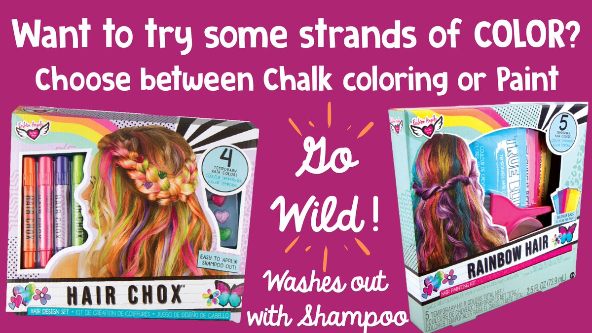 Chalk or Paint in the COLOR and wash out later! MOOD Hair, NO Cares!
#FantasyIslandToys #shoplocal #shopsmall #shopfairhope #downtownfairhope #fallintofairhope #kidsgiftideas #toys #gifts #WeGiftWrap #tweengifts #rainbowhair