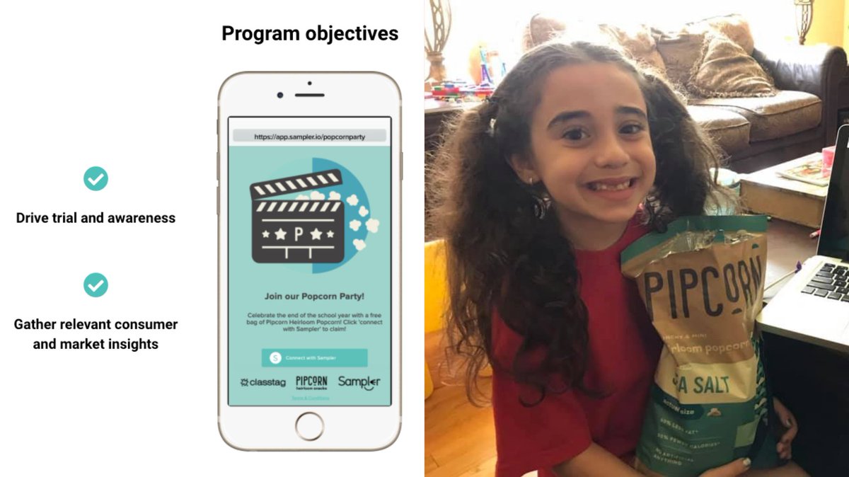 SamplerBusiness's tweet photo. We worked with @Pipsnacks to help them drive trial and awareness of their snacks within their target audience of teachers and parents π©βπ«πΏπ
Learn more about the campaign's results: https://t.co/HWYiEtbPtS
#dtc #cpg #productsampling #digitalproductsampling https://t.co/P2TAH5Jy8V