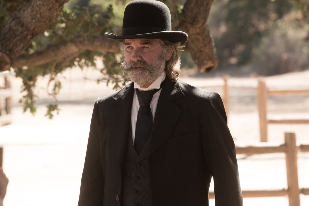 Film4's tweet photo. In the Old West, sheriff Kurt Russell, his deputy Richard Jenkins, gunslinger Matthew Fox and cowboy Patrick Wilson embark on a mission to rescue loved ones from a ferocious unseen threat.

Bone Tomahawk, a unique horror-Western hybrid, is unleashed tonight at 10.50pm. https://t.co/20P4JdnOnv