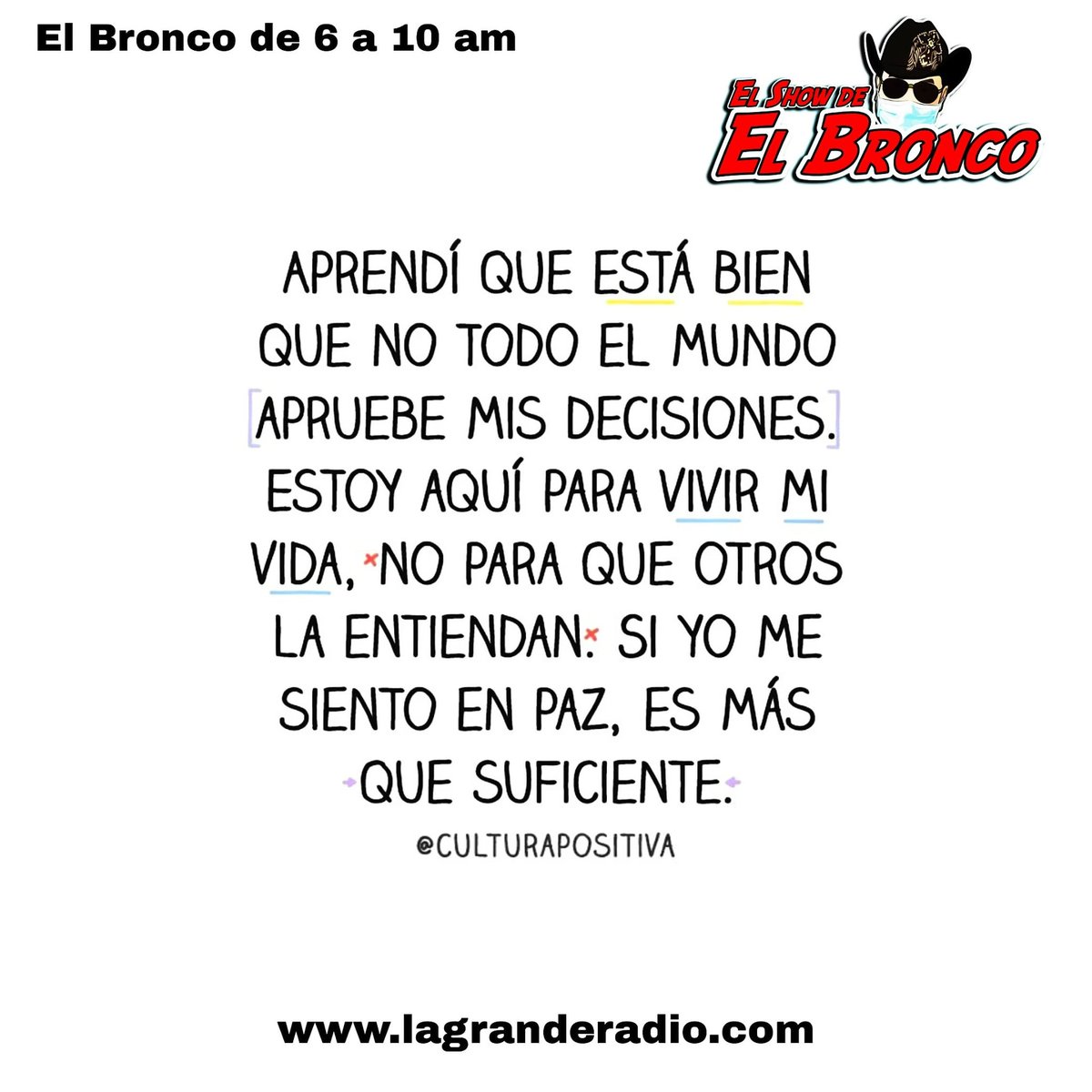 ElBroncofm's tweet photo. Buenos dias hoy mas que nunca necesitamos brillar oara que la obscuridad no gane. #BroncoNeta
#ElBronco #LaGranD #BroncoShow
Feliz Jueves https://t.co/QLTdLfUq3S