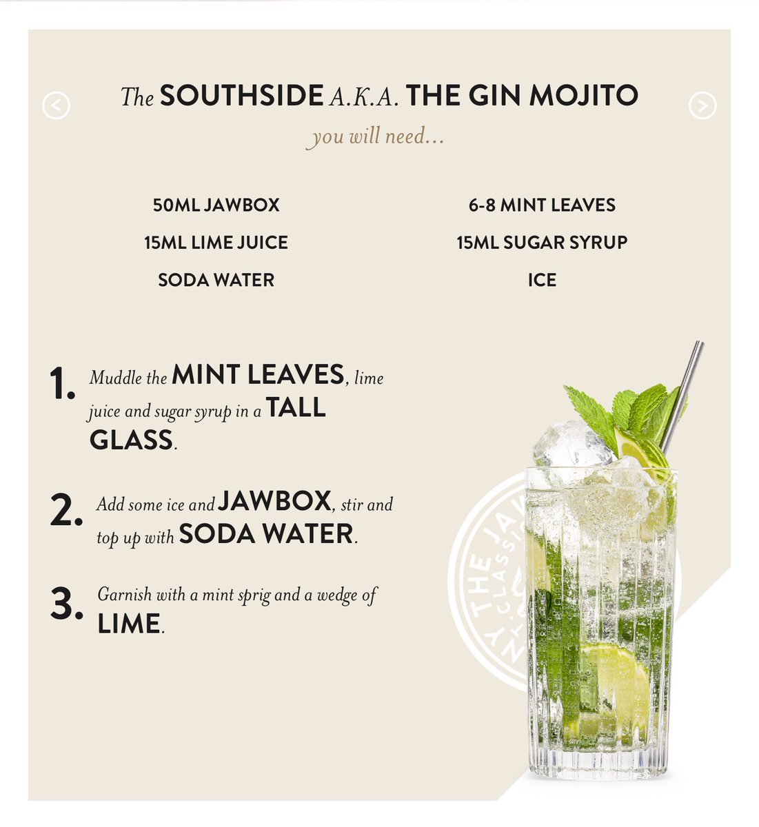 Gerry White (@gerryire) on Twitter photo It’s #ThirstyThursday And There’s Nothing More Refreshing & Thirst Quenching Than A <a href="/JawboxGin/">Jawbox Gin</a> #SouthSide Cocktail, The Original #Mojito
#jawbox #jawboxgin #jawboxcocktails
#DrinkResponsibly It’s #ThirstyThursday And There’s Nothing More Refreshing & Thirst Quenching Than A <a href="/JawboxGin/">Jawbox Gin</a> #SouthSide Cocktail, The Original #Mojito
#jawbox #jawboxgin #jawboxcocktails
#DrinkResponsibly