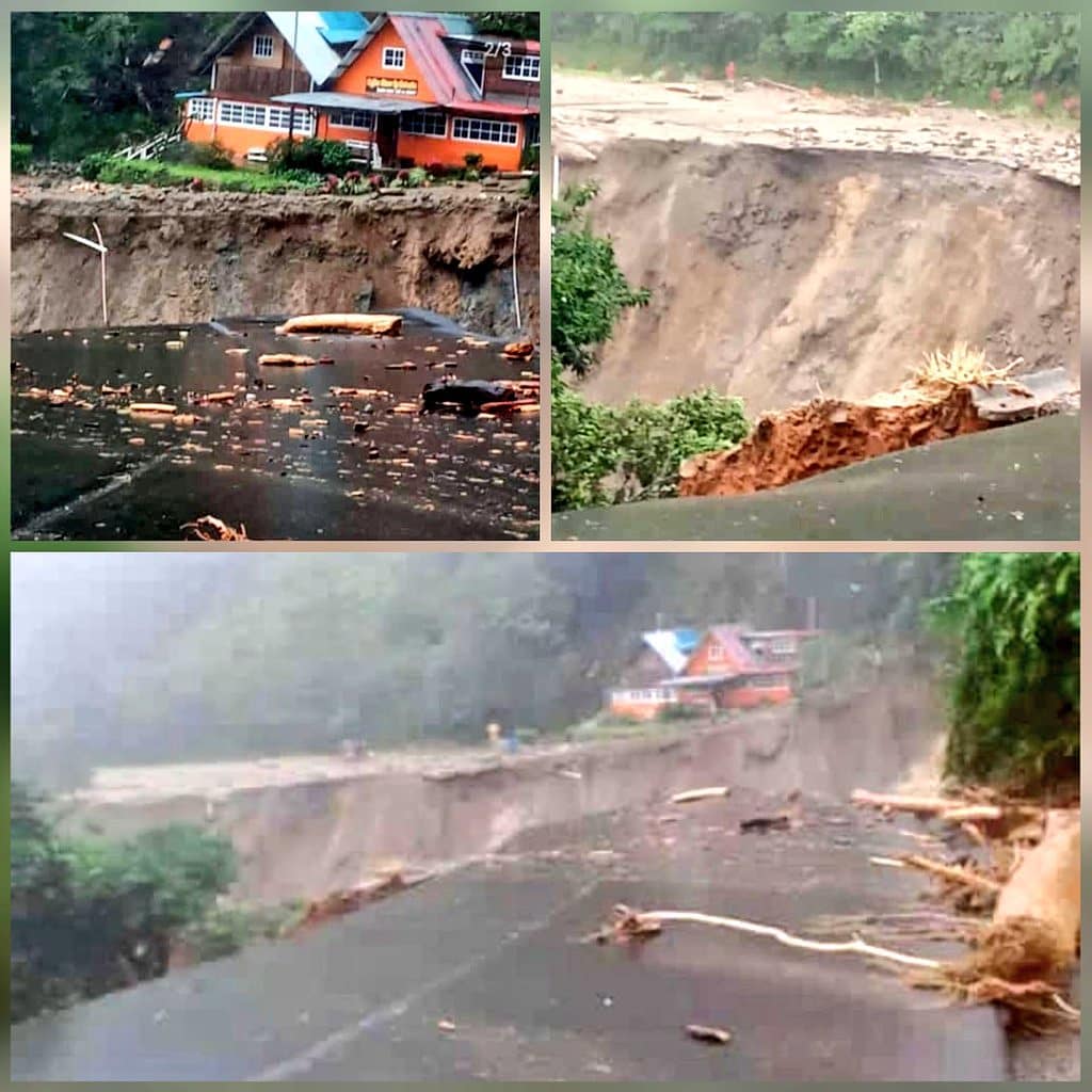 Incomunicado Bocas del Toro, carretera nacional completamente con daños por ríos y quebrabadas que se han desbordados y qué pasan por Hornito, cerca de la Quijada del diablo, pacientes son retornados al hospital y solo por vía aérea se harán los traslados que se realicen.