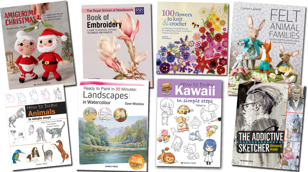 SearchPressNA's tweet photo. 30% off all all Search Press art and craft titles and free shipping! - https://t.co/rcYWRnnv7F https://t.co/mLwPF2n2OW