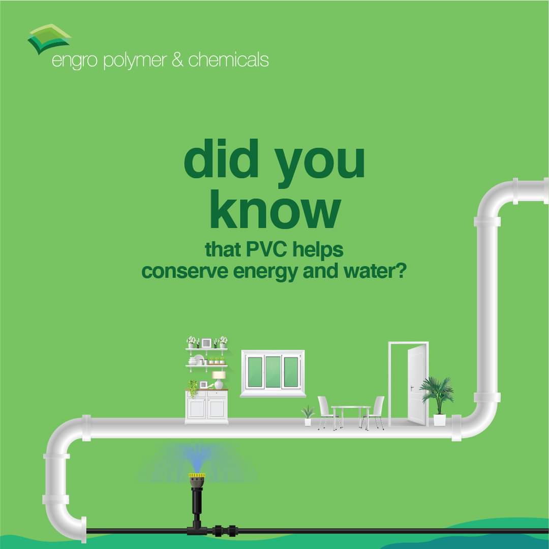 engro_group's tweet photo. PVC helps conserve energy and water by creating pipes that are leak-free and, can resist environmental stress & corrosion.
#MaterialsForLife #ENablingGROwth https://t.co/RIDEd5VSkO