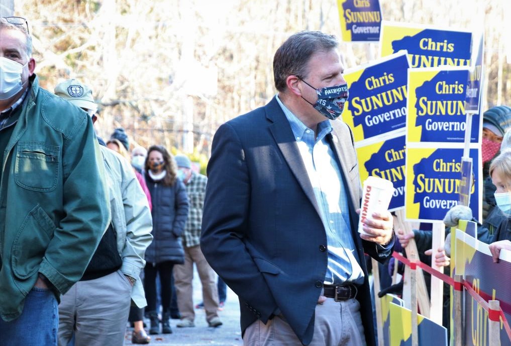 nhpr's tweet photo. Governor Sununu Likely To Enter Third Term With GOP Majority at N.H. State House https://t.co/oeXH0BXLw0  

@GovChrisSununu's interview with @RickGanley ✅ 
#NHpolitics #elections2020 https://t.co/hs8l4LKSlJ