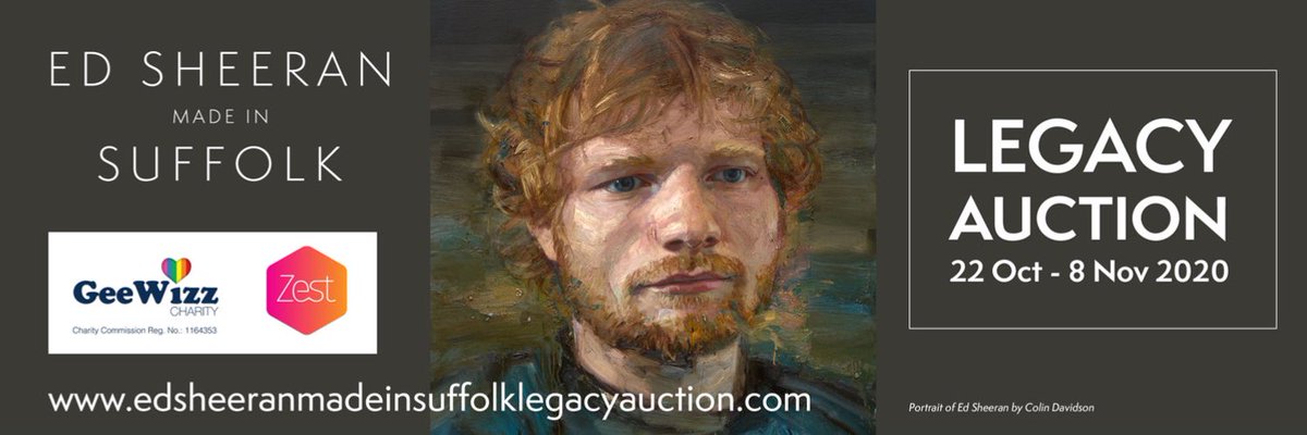 IpswichGov's tweet photo. The Ed Sheeran: Made in Suffolk #LegacyAuction is live until 8 November. 

Proceeds will go to @geewizzcharity and @StElizabethHosp Zest to support children and young people.

Check out the lots, including personal items from Ed Sheeran himself, at https://t.co/MJPDLKtHGv https://t.co/FPrRmpdlkx