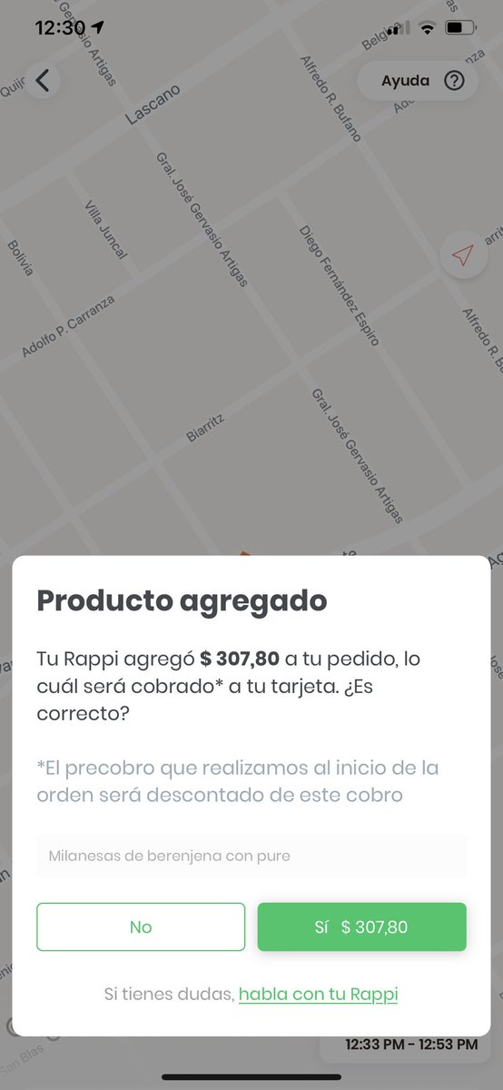 nicobluf's tweet photo. @RappiArgentina estafadores! Te quieren agregar plata a tus pedidos y cuando les decis que no, te cancelan los pedidos y te cobran 50$ de cancelacion del jmismo (que ellos cancelan). https://t.co/nnYPxSJwjh
