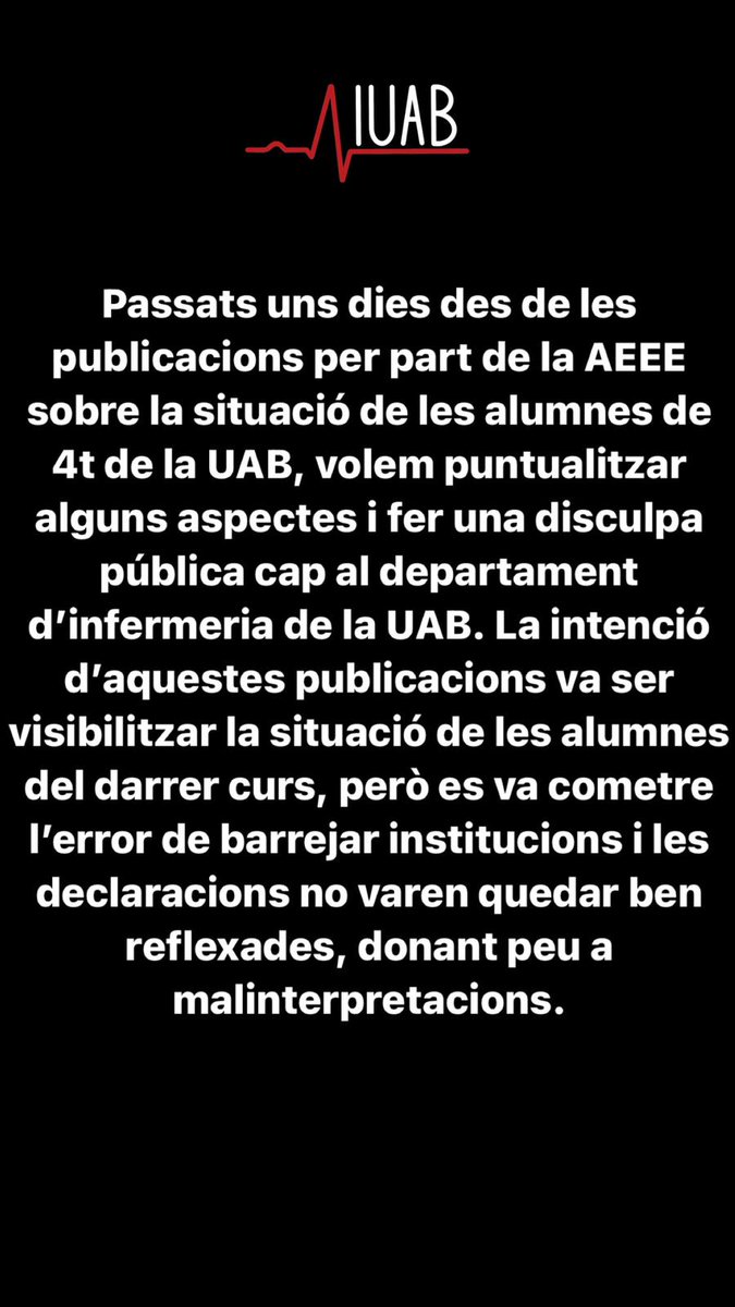 Assemblea Infermeria UAB tweet media