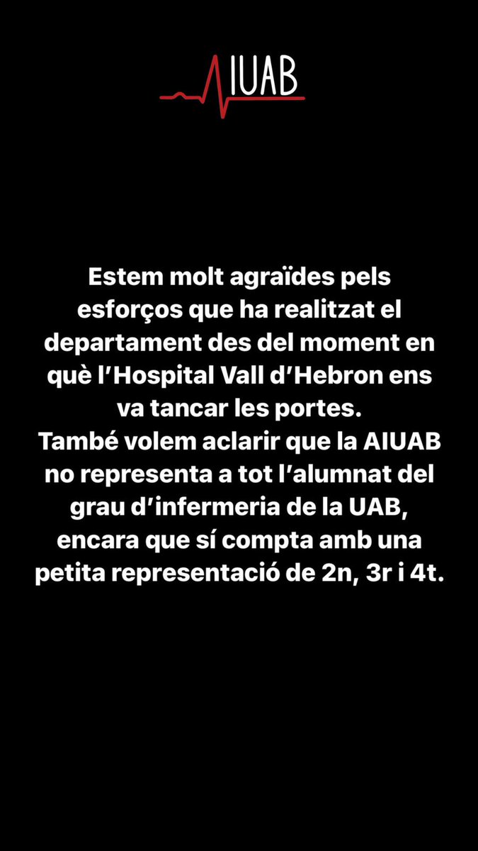 Assemblea Infermeria UAB tweet media