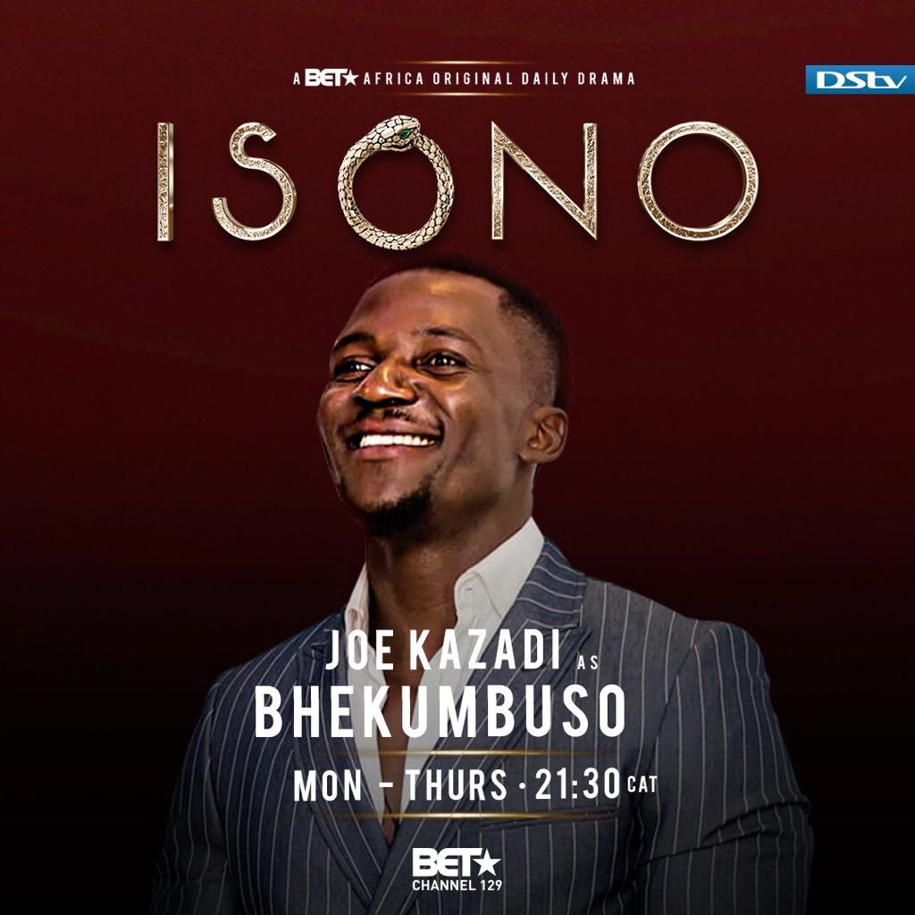 TheKingKazadi's tweet photo. Catch my Debut tonight on #ISONO @BET_Africa 21:30pm playing the character of #BHEKUMBUSO 🙏🏿 https://t.co/NWCSzZDiO8