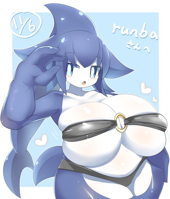 runbaさん(@runbasamba)のサメちゃん!!!!!!!! 