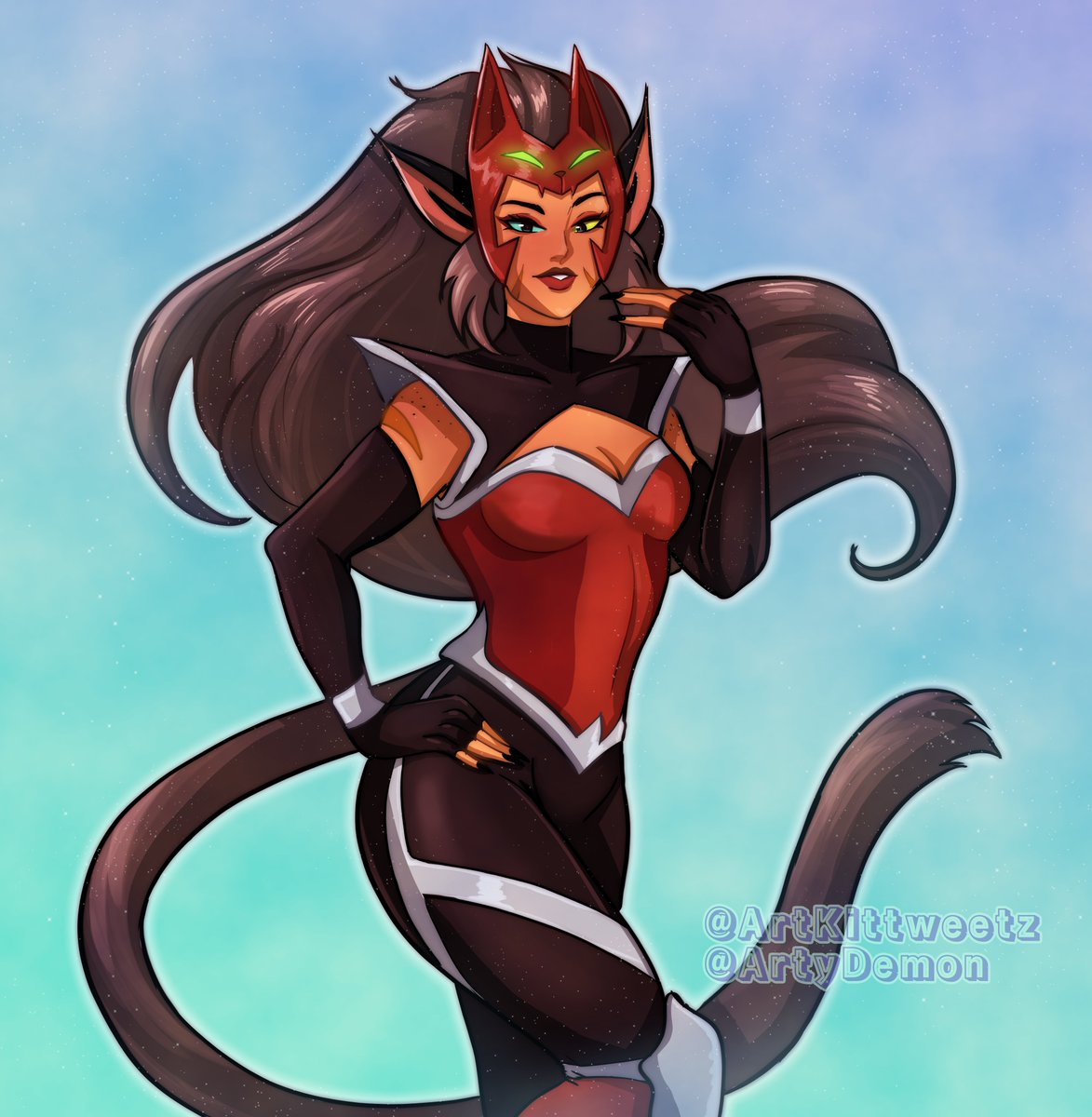 #Catra #catratober #Shera #sheratober 
I've made a collab with amazing @ArtKittweetz !
I made a sketch and she made it in color!

i'm so exited!Thank you so much QwQ!!!!!!!💜💜💜💜💜💜💜💜💜💜💜💜💜💜