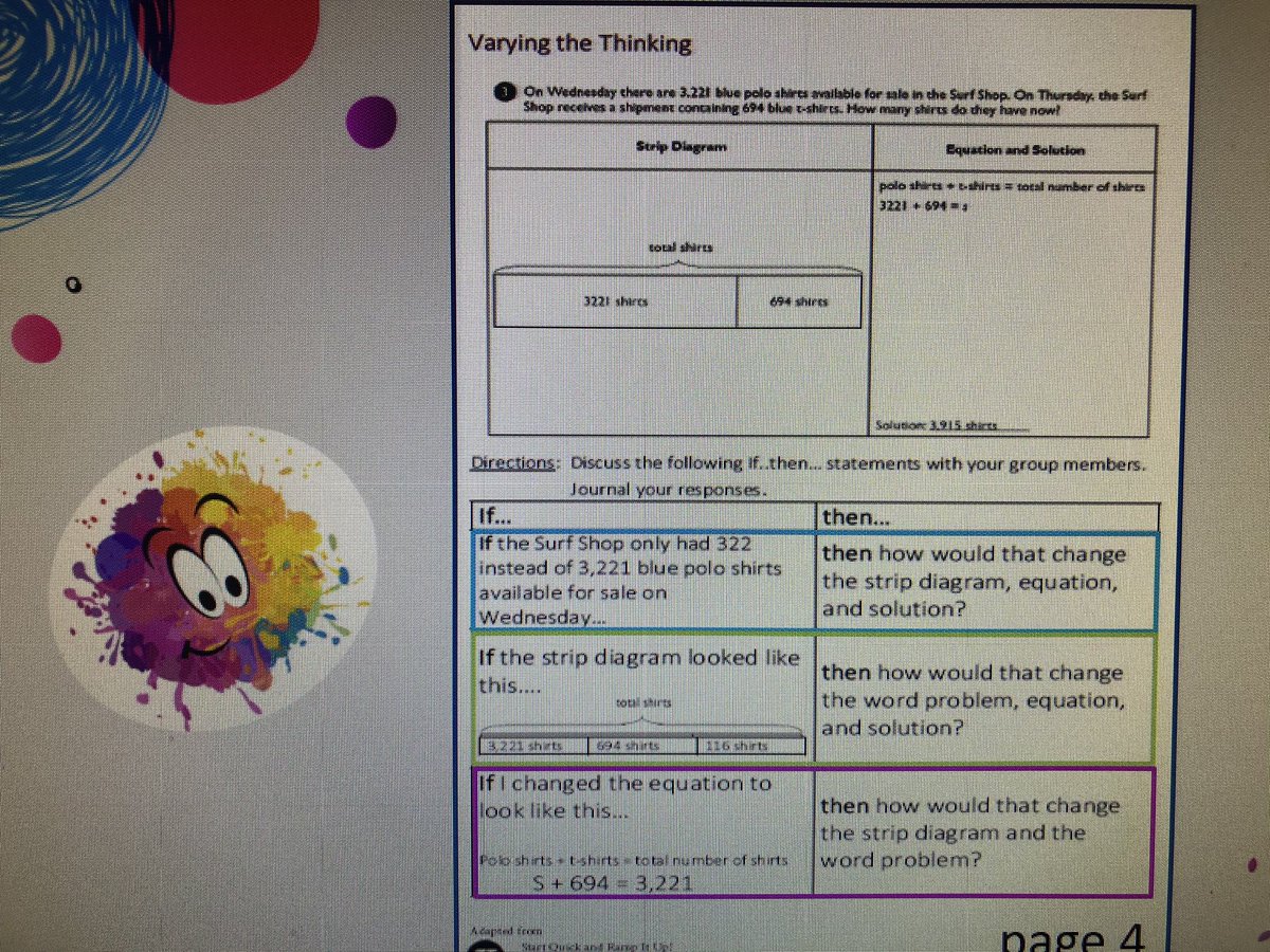 Love the If Then activity with word problems and STAAR released item to have students make connections to the math and increase rigor! #lead4ward #reimage4ward