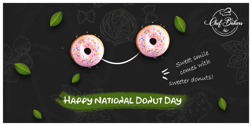 chefbakers2006's tweet photo. Never fails to bring a big smile on your face. Binge of donuts every day.
Wish you all a happy Donut Day.
Order a big one from https://t.co/WEXBU1tSEB
#ChefBakers #NationalDonutDay #NationalDoughnutDay #DonutDay #Donut https://t.co/5fAppZd5Bv