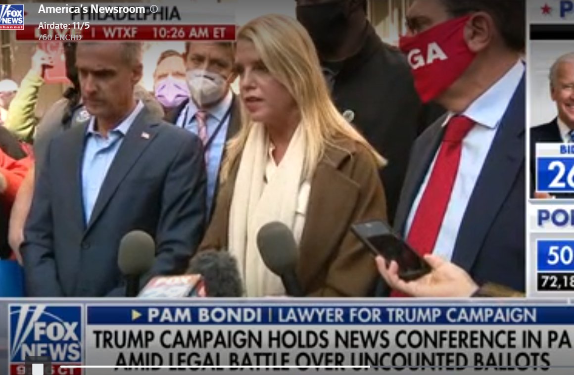 BREAKING Pam Bondi says they will enter PA building now to observe..thank you SCOTUS