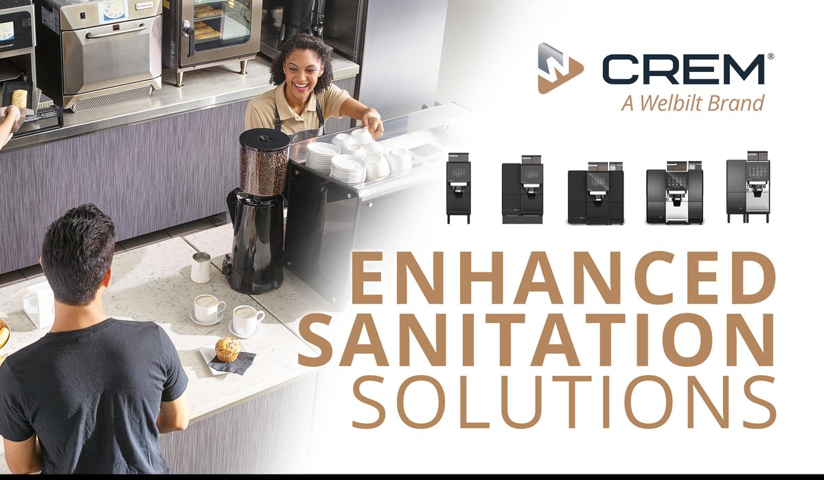 Crem is proud to provide coffee beverage solutions with food-safety and sanitation in mind. Ensuring your beverage equipment is dispensing clean, safe coffee drinks for your business is our top priority. Learn more: ecs.page.link/18JqG 

#sanitation #welbilt