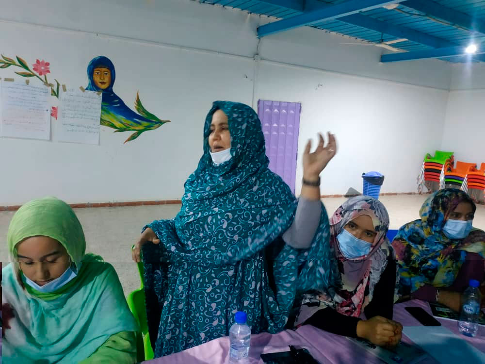 FiSahara's tweet photo. Days three and four of the #FiSahara's #ImpactWorkshop equipped participants with new tools that will help Sahrawi women address issues such as #BreastCancer, #divorce and others around #GenderEquality. https://t.co/iIEXpS2lo0 #WesternSahara #BreakingTheSilence https://t.co/ETWRGYh57O