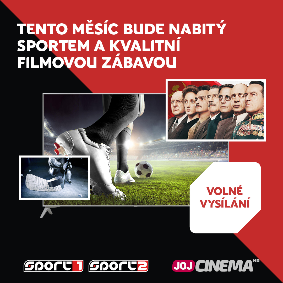 Nenecháte si utéct jediné utkání UEFA, KHL či závod Formule 1? Nebo naopak hltáte každou filmovou novinku i klasiku?⚽️🎬

S listopadovým volným vysíláním programů Sport TV a JOJ Cinema HD s v tom případě přijdete na své!🤩