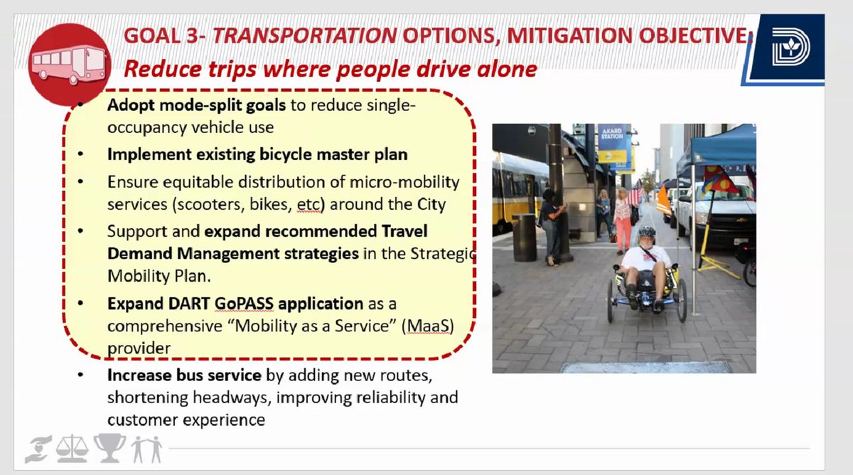 Alvarez points out we have 97 action items in Dallas' CECAP action plan for climate.I would like to point out that parking requirement eliminations are probably only free and or MONEY MAKERs in the climate action items.