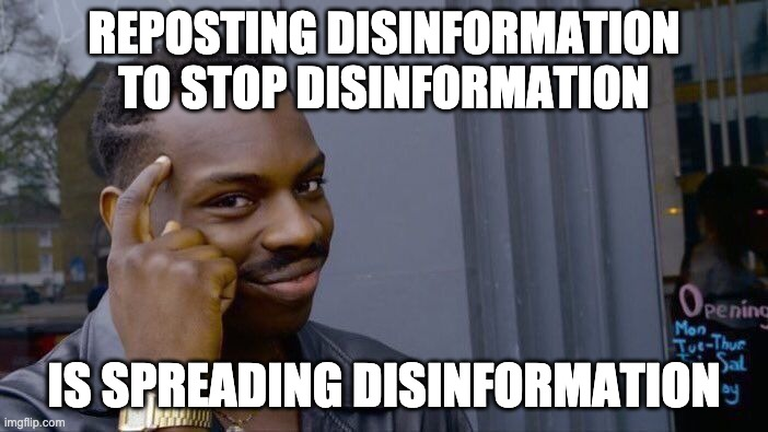 UltraViolet's tweet photo. REMEMBER: Don't spread disinformation especially now. You don't need to share it to disrupt it. Check out some tips for how to combat disinformation in ways that do not amplify false information. #DeleteDisinfo #DistruptDisinfo https://t.co/sjAkFMGXji https://t.co/7bQmHhnAjN