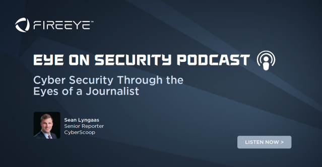 mrf0509's tweet photo. Listen to @FireEye's latest podcast episode that features cyber journalist, Sean Lyngaas. He shares insights on covering the U.S. election, how to provide a human element for cyber stories, and how he handles writing about disinformation. https://t.co/Fh6yeVoeAT https://t.co/7oVtYkSoCO