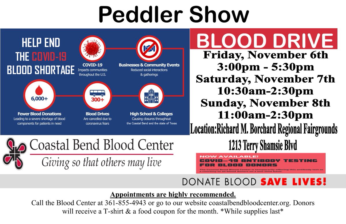 Coastal Bend Blood tweet media