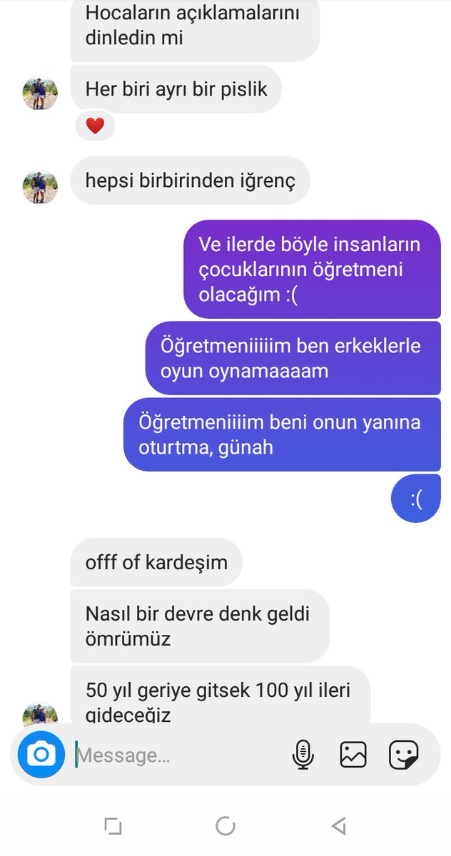 Evet.. 50 yıl geri gitsek, 100 yıl ileri gideceğiz.
Bir de böyle öğrencilerim olursa sanırım öğrenci şiddetinden meslekten atılırım.