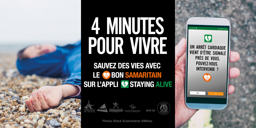 sdis80's tweet image. ➡️Parce que chaque seconde compte⌚️
➡️Parce que tout le monde peut sauver une vie
Rejoignez la communauté du #BonSamaritain en téléchargeant 📲#StayingAlive !
918 inscrits dans le département de la #Somme, venez vite les rejoindre !
bon-samaritain.org
stayingalive.org