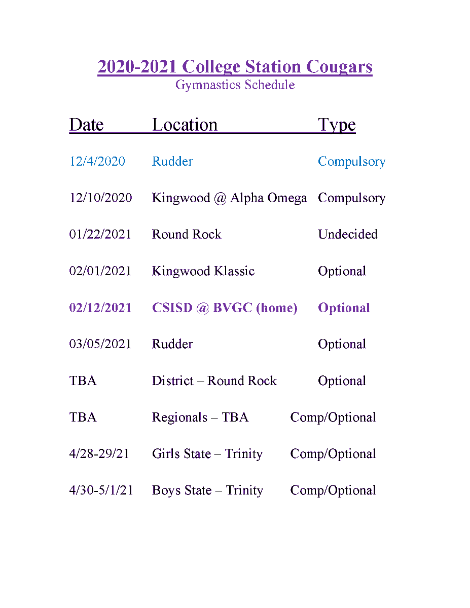 CSHS Cougar Gymnastics tweet media