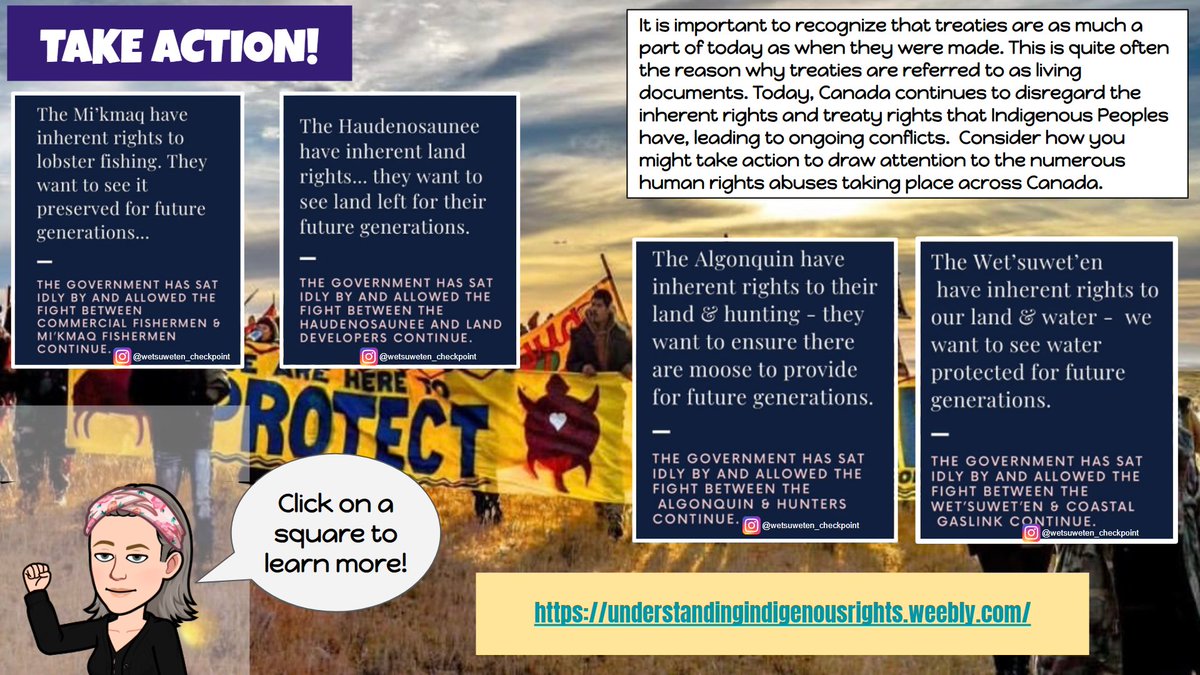 "It is important to recognize that treaties are as much a part of today as when they were made." Click here rb.gy/rynxb0 to access this amazing resource from <a href="/jodiesgot5/">Jodie Williams</a> (ty🙏) &amp; learn how you might take action to protect #IndigenousRights #TreatiesRecognitionWeek