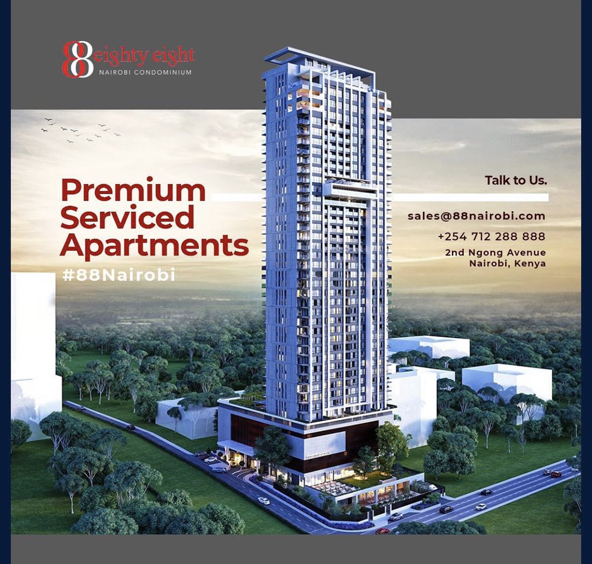 BettyMKyallo's tweet photo. Africa’s 2nd Tallest Residential CondominiumA 44 floor high end dedicated residential condominium built to 5 Star hotel standard. @88Nairobi I’m excited to be part of this. #Progress https://t.co/nye7DT0avC