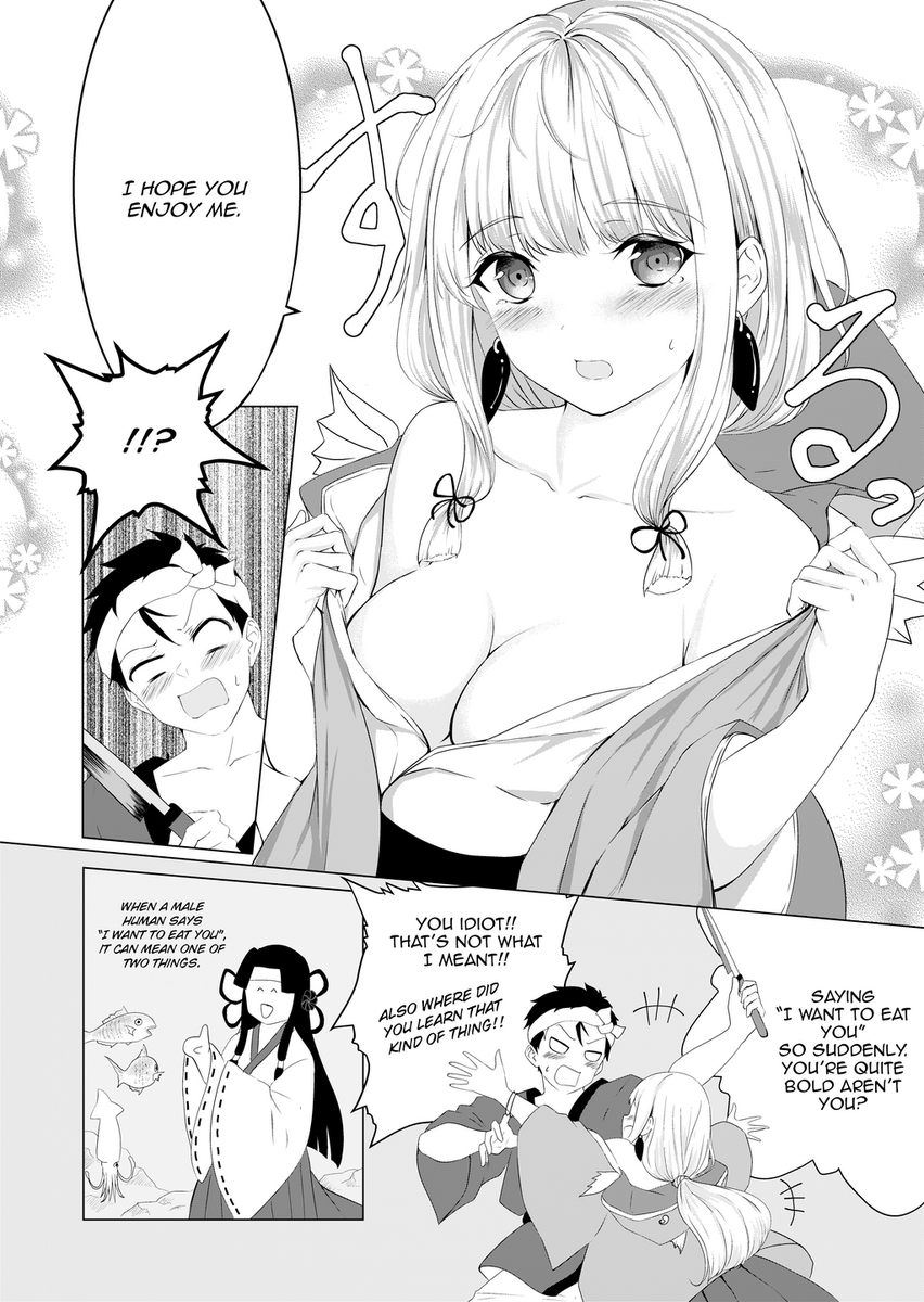 lit_manga's tweet photo. #Source: A sea bream came from the sea to be my wife! by Haruka Umino
#Scanlated by Goddess Scans on @MangaDex
Read online https://t.co/gMfwrSK70j
#Shounen #Ecchi #OneShot #Comedy #Romance https://t.co/Cps7ybiztn