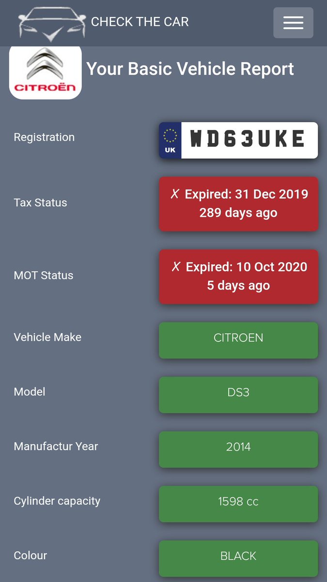 TheForgotten231's tweet photo. @DVLAgovuk https://t.co/4IwsXXAUrM