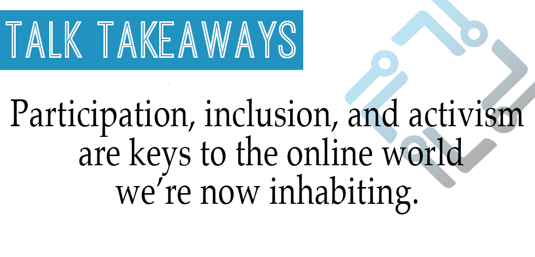 aace's tweet photo. Great keynote and outlook from Melissa Highton. Now that we're all online, it's so important how we interact and share ideas. #ILSummit #OnlineLearning #eLearning @HoneybHighton https://t.co/PLrdzpAM88
